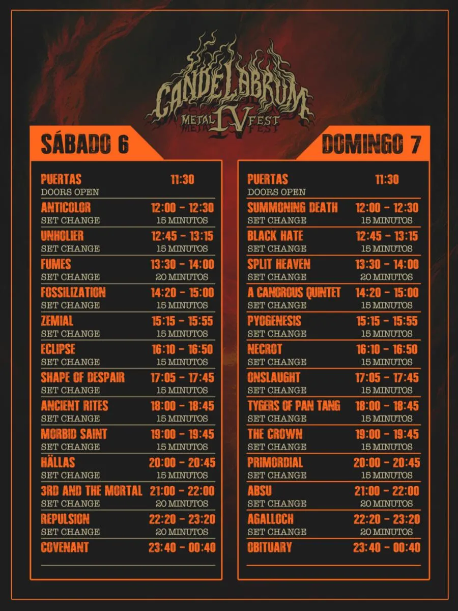 Este fin de semana, la Feria de León sentirá el poder del metal / FB: @CandelabrumFest