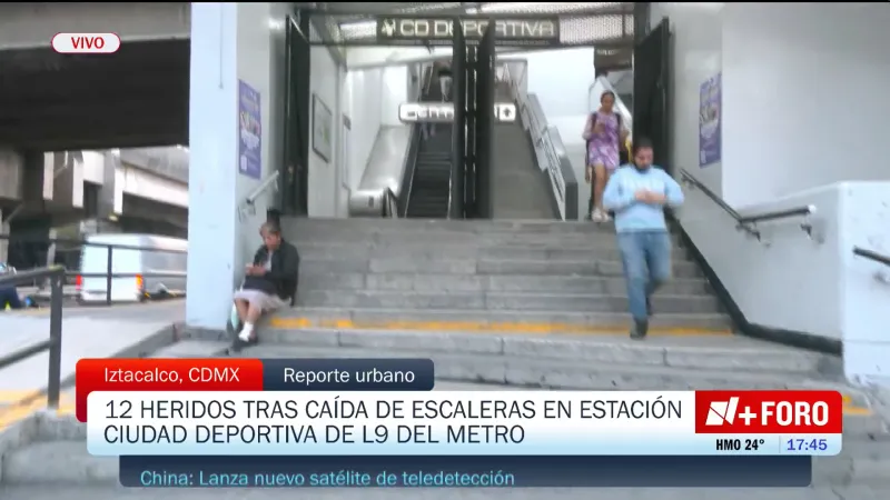 En la estación Ciudad Deportiva pasó el accidente / Redes Sociales