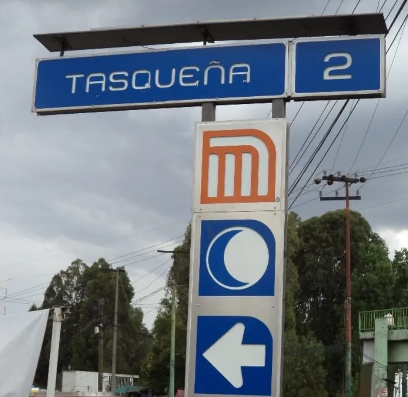 La estación Tasqueña conecta con el Tren Ligero rumbo al Estadio Azteca / Redes Sociales