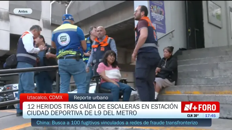 Personal del Metro brindó el apoyo a quien lo necesitó / Redes Sociales