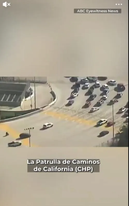 Ya en México, la policía no hizo nada por detenerla / Redes Sociales