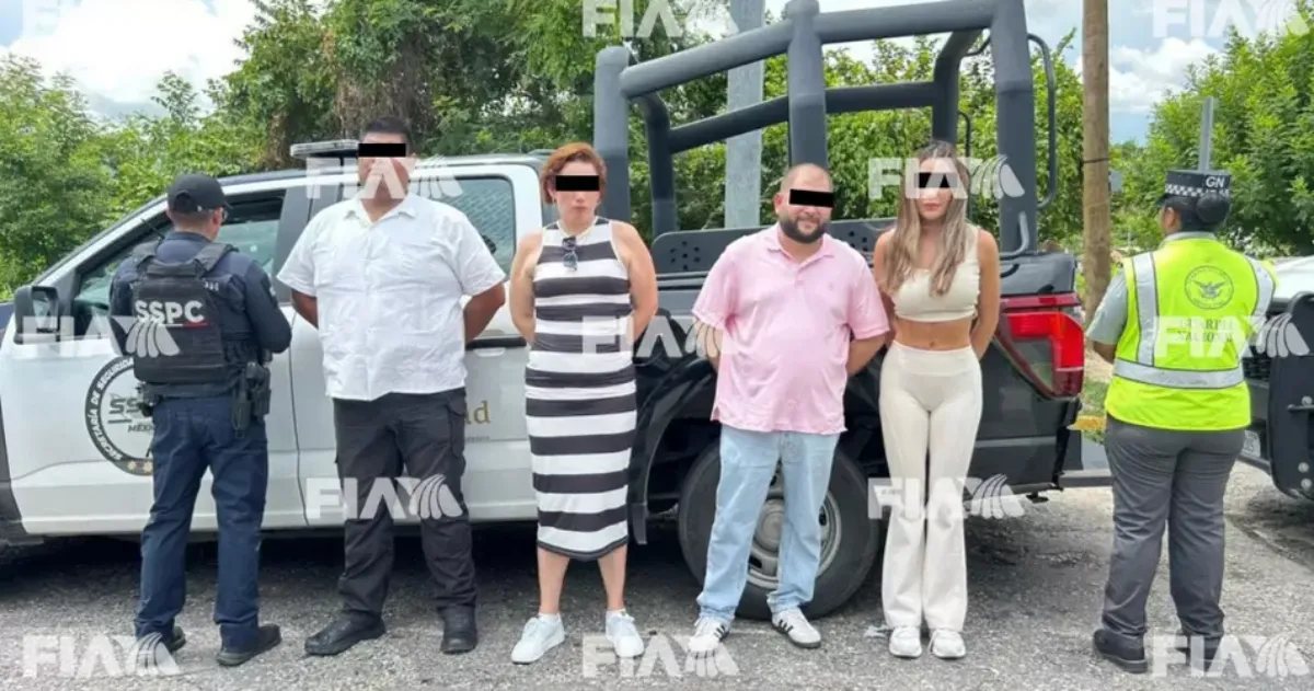 La exreina de belleza fue detenida junto a otras 3 personas en la Autopista del Sol / Redes Sociales