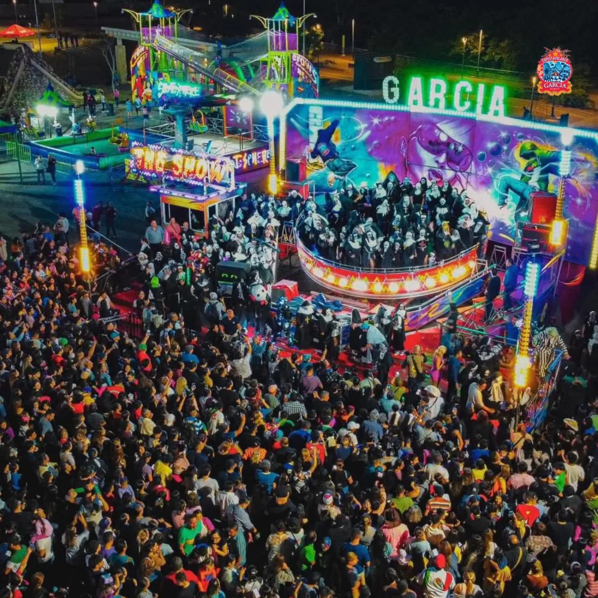 Ya es clásico que en el juego mecánico Tagada Shaker It esté una monja bailando / Redes Sociales