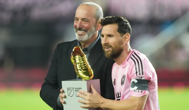 Messi con Bota de Oro