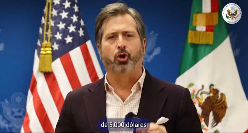 Desde la Embajada americana se confirmó la multa a quien cruce ilegalmente/X