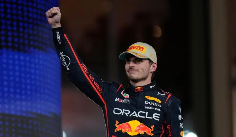 Festejo de Verstappen