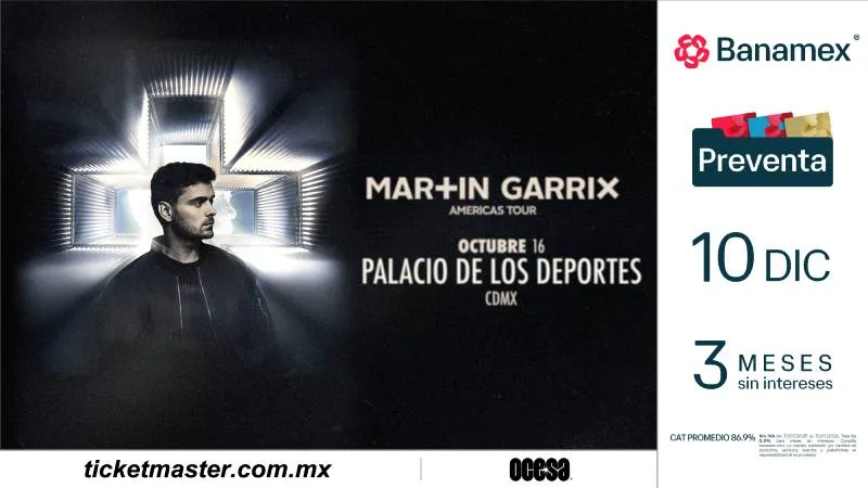 Las entradas salen en preventa Banamex el 10 de diciembre y venta general al día siguiente. / OCESA