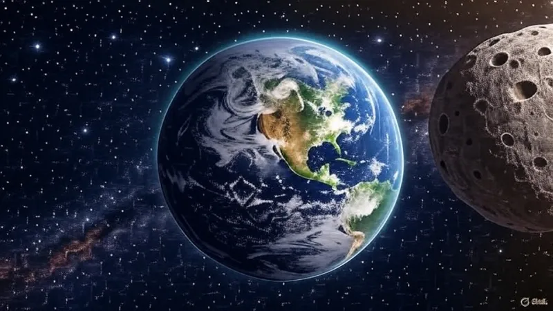 Un asteroide tomo órbita alrededor del Sol junto a nuestra Luna / Especial