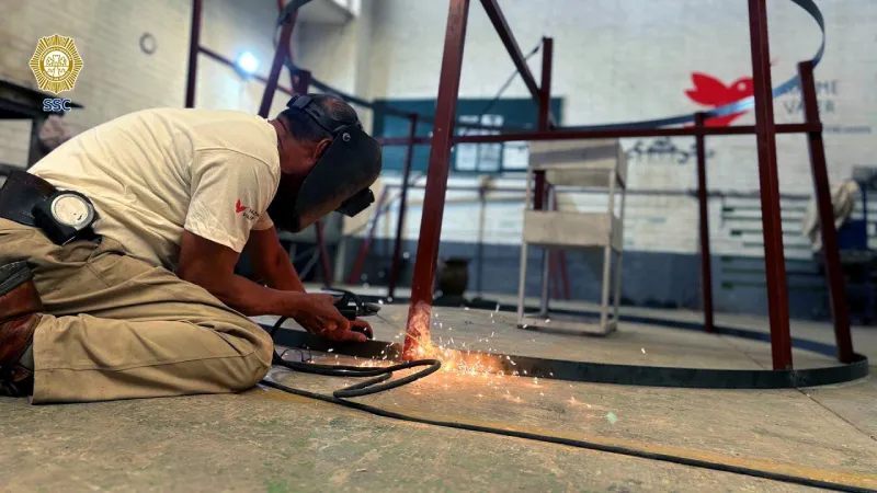 Los internos hicieron un excelente trabajo para Navidad / FB: @PoliciaCDMX