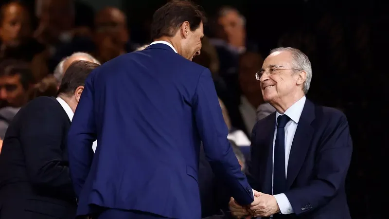 Nadal y Florentino Pérez