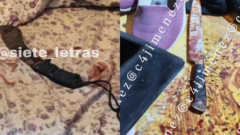 Estas fueron las armas que se usaron y que serán presentadas como pruebas / Redes Sociales