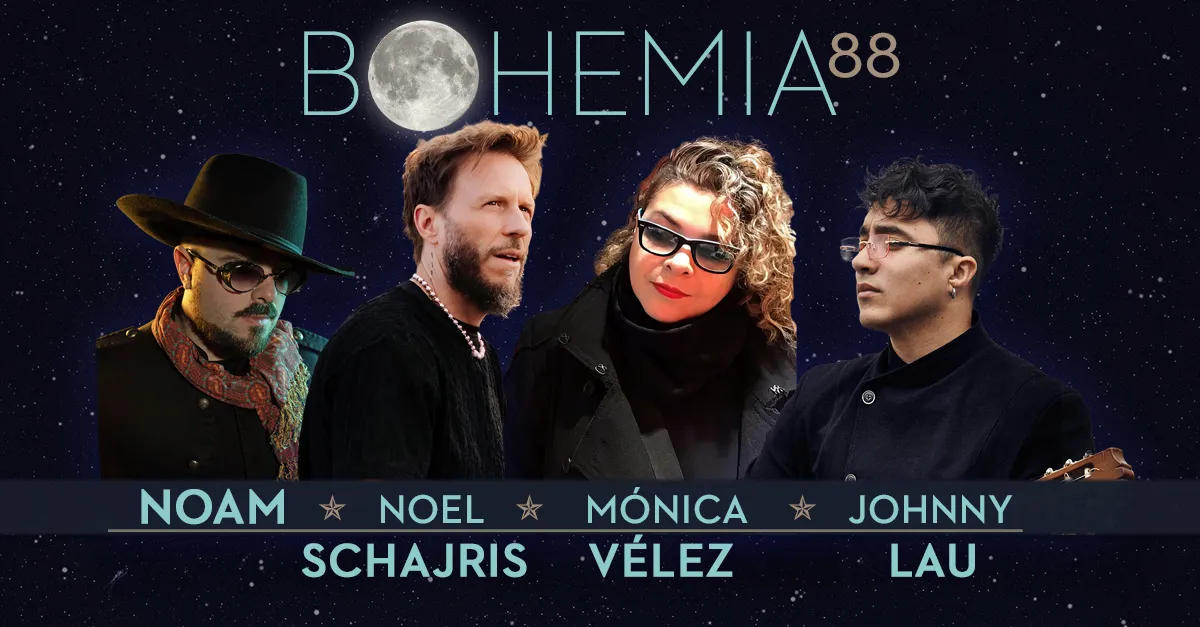 Noam estará en la Bohemia 88 junto a Noel Schajris / Redes Sociales