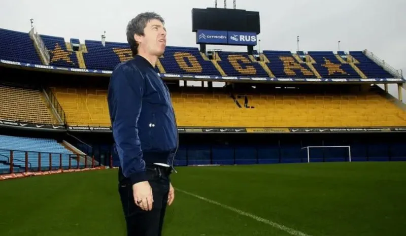 Gallagher en La Bombonera en 2016