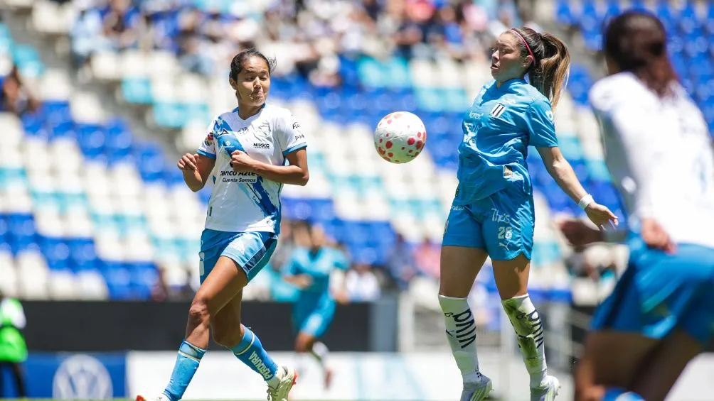 Imágenes del Puebla vs Rayadas en la Liga MX Femenil | MEXSPORT