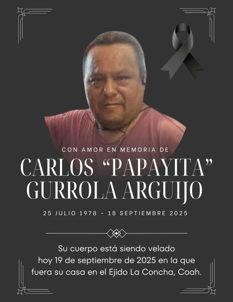 El cuerpo de Papayita será velado este mismo viernes / Redes Sociales