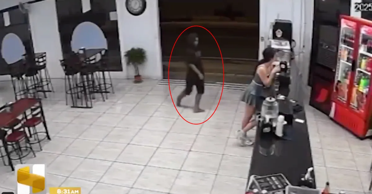 Al ladrón se le hizo fácil robar, pero terminó neutralizado / Redes Sociales