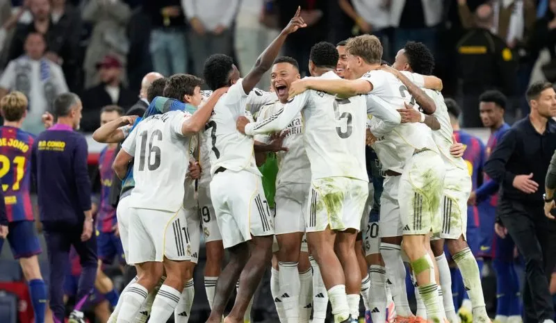 Festejo del Real Madrid