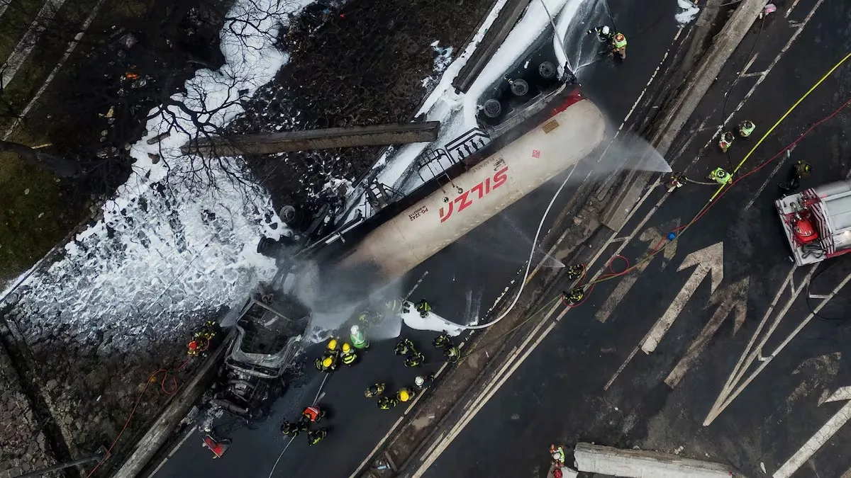 La explosión de la pipa de gas ya dejó 20 personas muertas / Redes Sociales