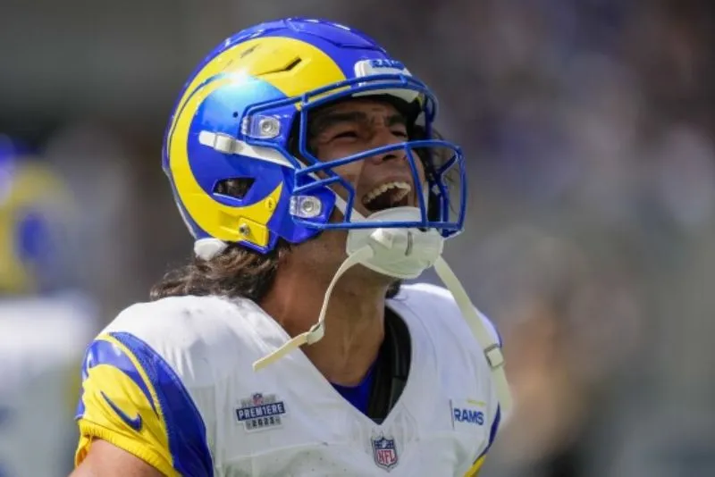 Puca Nacua se pierde el juego en Londres por una lesión en el tobillo | AP