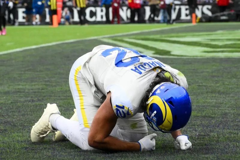 Puca Nacua se pierde el juego en Londres por una lesión en el tobillo | AP