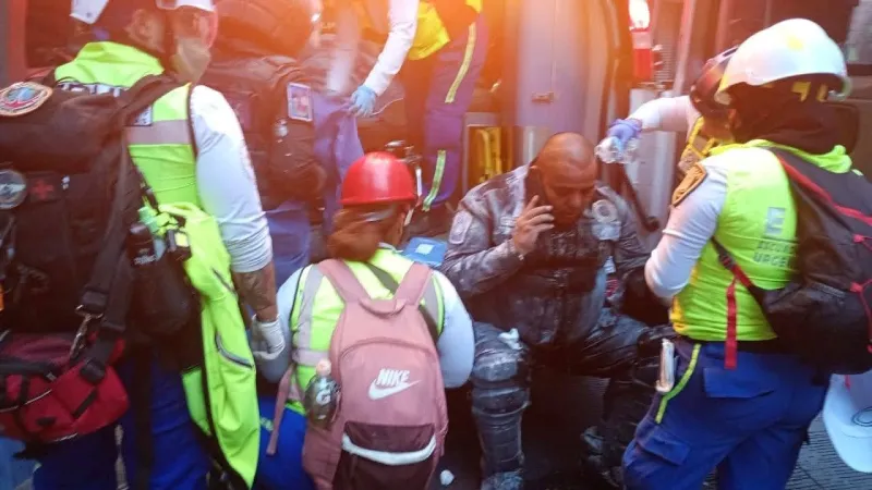 Hay un policía intubado y en terapia intensiva / Redes Sociales