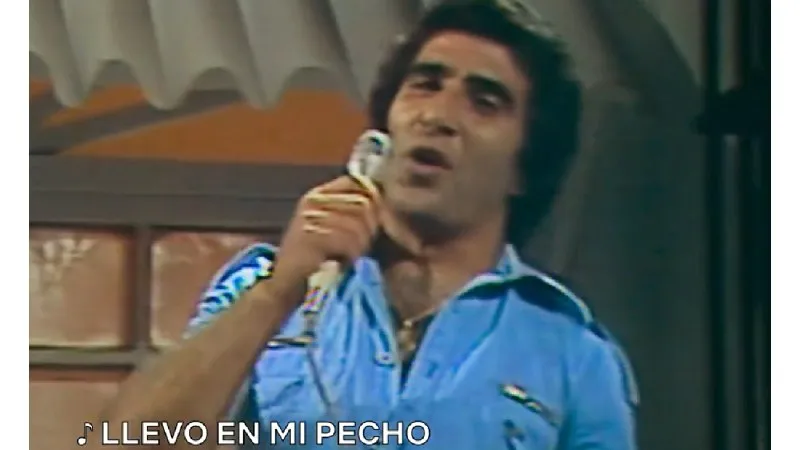 Interpretó un tema americanista