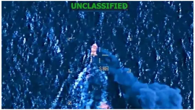 El ataque letal ocurrió en el Pacífico Oriental como parte de operativos marítimos contra embarcaciones sospechosas./ Captura de pantalla