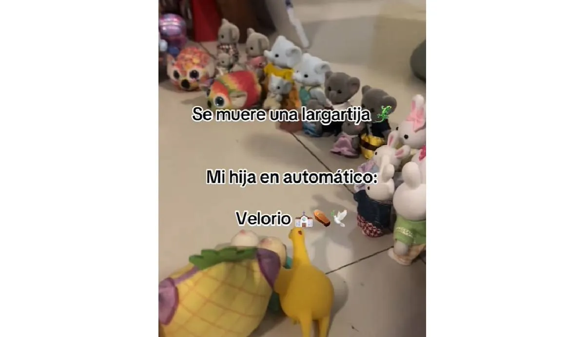 La emotiva escena fue captada y compartida por su madre, Karen Loreto | Captura de pantalla