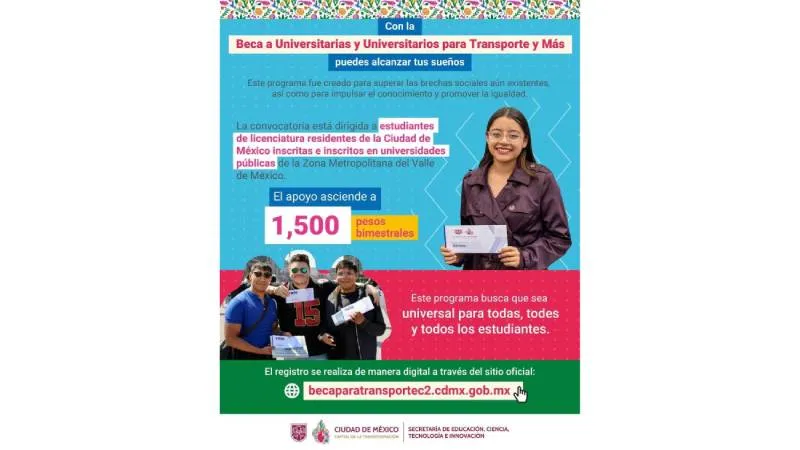 El monto total de la beca es de 1,500 pesos bimestrales. / Gobierno de México