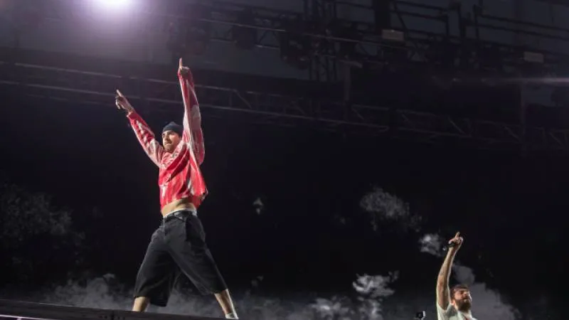 El dúo estadounidense dio un espectáculo de luces y sonido que convirtió al Autódromo en una gran pista de baile./ OCESA