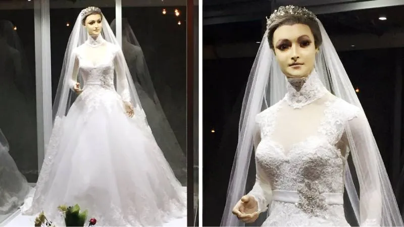 Pascuala Esparza Perales, quien según cuenta la leyenda murió el día de su boda tras la picadura de un alacrán./ X