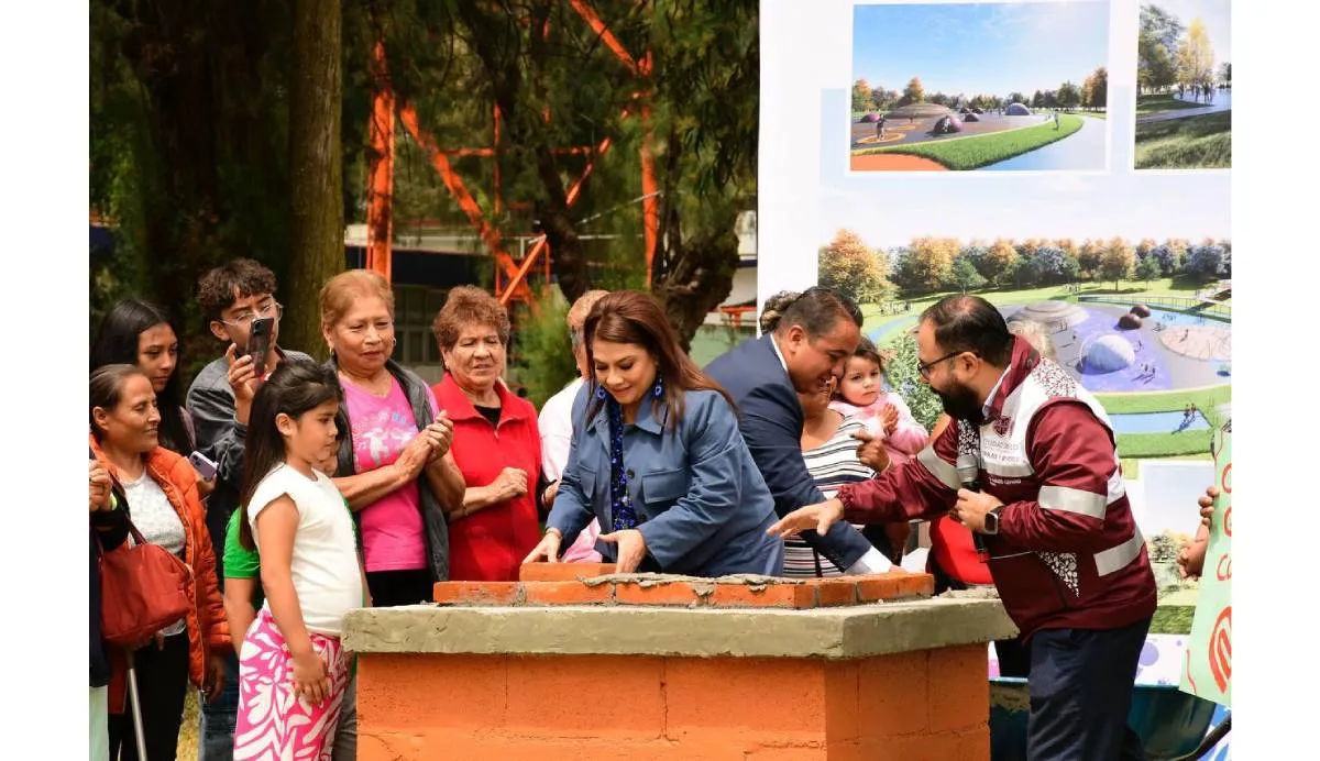 Clara Brugada coloca primera piedra de la Utopía Hermanos Galeana, en la GAM | SOBSE