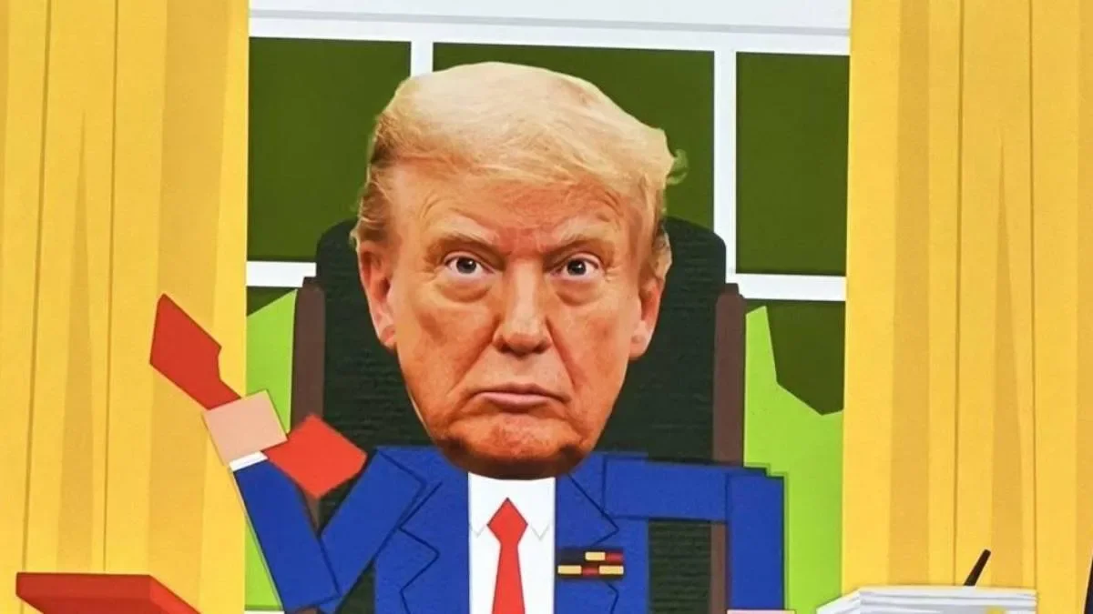 El episodio, titulado “Sermon on the ’Mount”, presenta a Trump intentando seducir al diablo./ Captura de pantalla