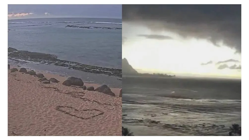 Usuarios en redes sociales describieron la escena como “increíble” y “aterradora”. / Captura de pantalla