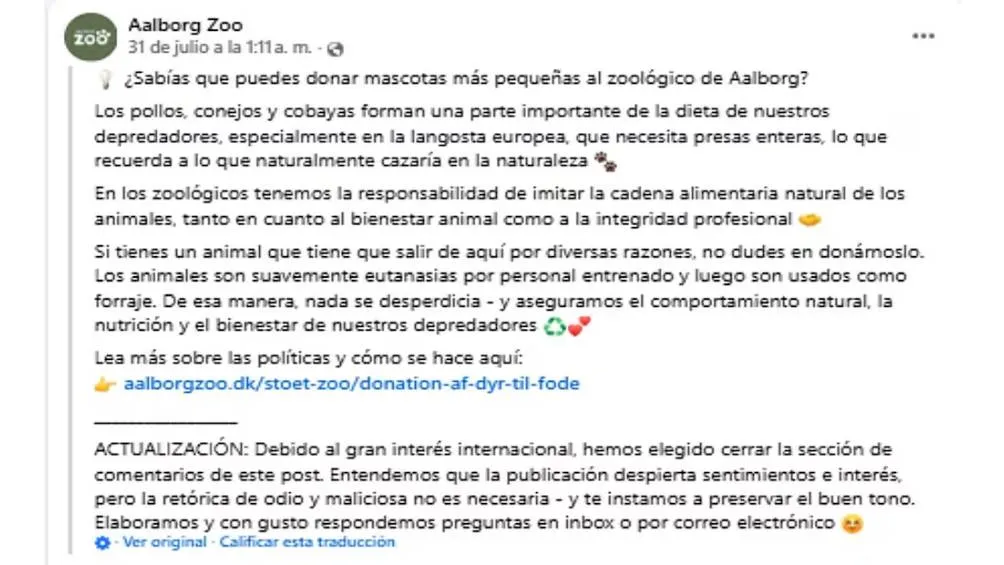 La medida ha generado una fuerte discusión en redes sociales y medios internacionales. / Captura de pantalla