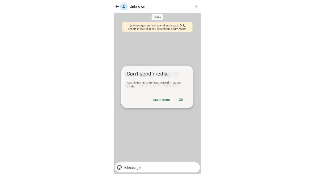 La función está pensada para intercambiar mensajes de texto de forma rápida y segura./ WABetaInfo