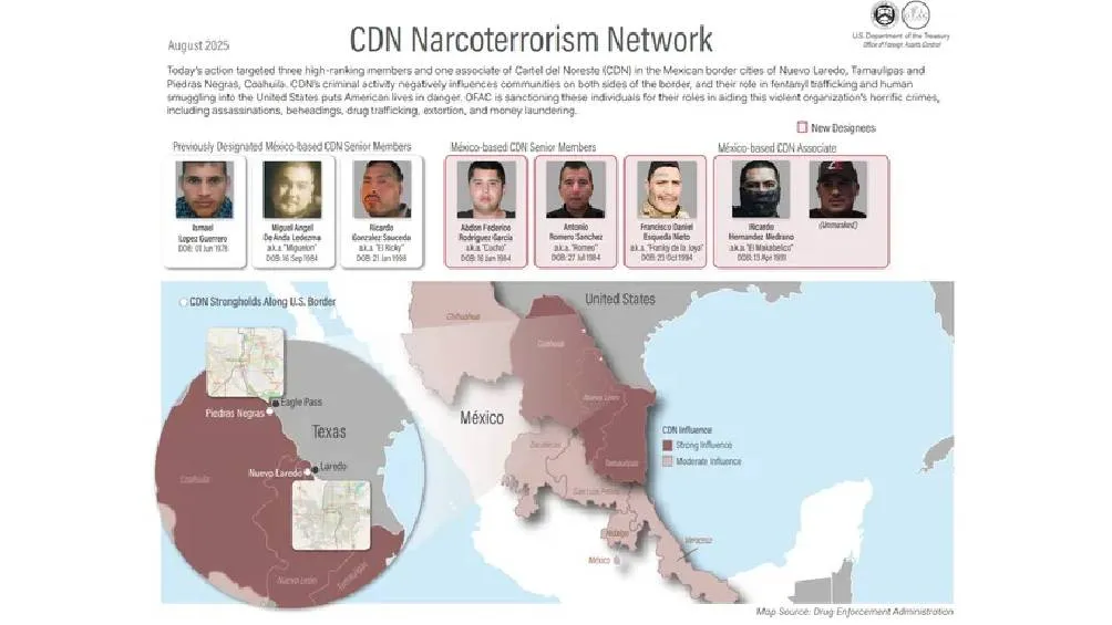 La medida del Departamento del Tesoro incluye: El congelamiento de todos los bienes e intereses del rapero en Estados Unidos. / OFAC