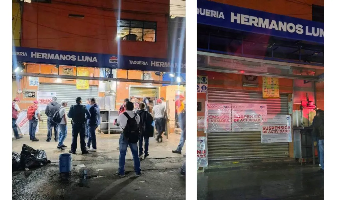 Las famosas Gorditas de Mixcoac, elaboradas en la taquería Hermanos Luna frente al Metro Mixcoac, fueron clausuradas | X