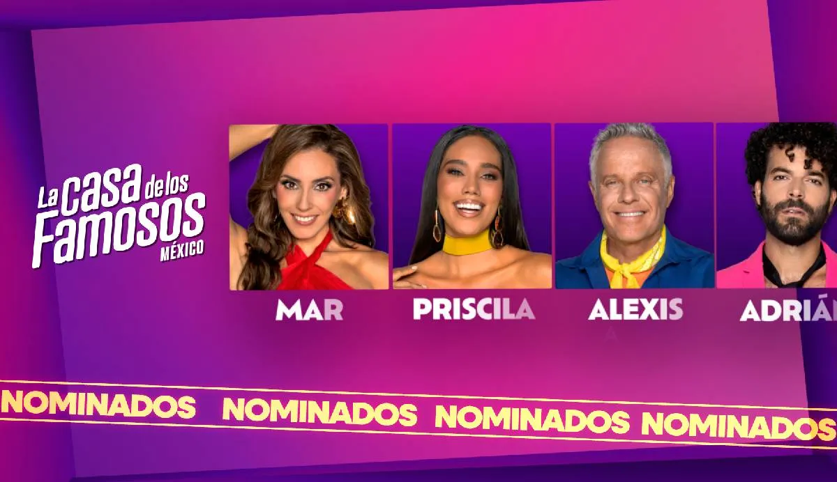 Así quedó la placa de nominados el 8 de agosto | X:LaCasaFamososMx
