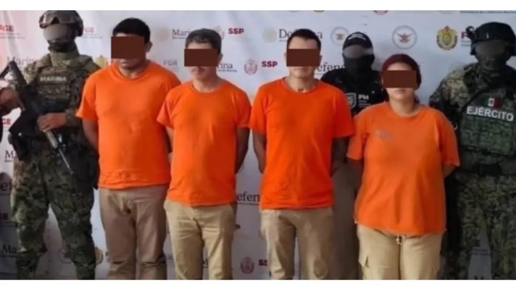 FGE informó que Octavio N., Jeana Paola N., Víctor Manuel N. y José Eduardo N. fueron vinculados a proceso. / X