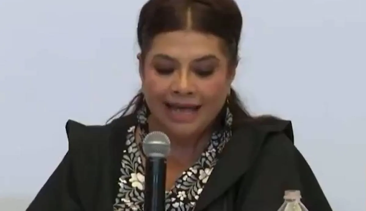 Clara Brugada en conferencia de prensa hablando de la tasa de homicidios en CDMX|Captura de pantalla
