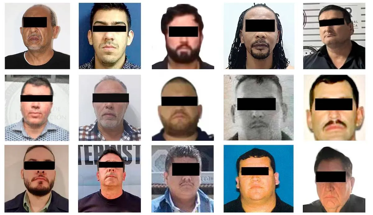 Los cargos que enfrentan incluyen tráfico de drogas, secuestro, lavado de dinero, uso ilegal de armas y homicidios| DEA / GOBIERNO DE MÉXICO