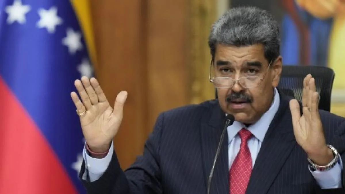 El presidente de Venezuela, Nicolás Maduro, informó este lunes que se desplegarán 4.5 millones de milicianos en todo el país. / AP