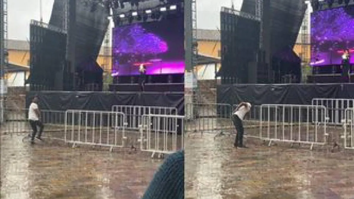 El momento, captado en video, se difundió en TikTok . / Captura de pantalla