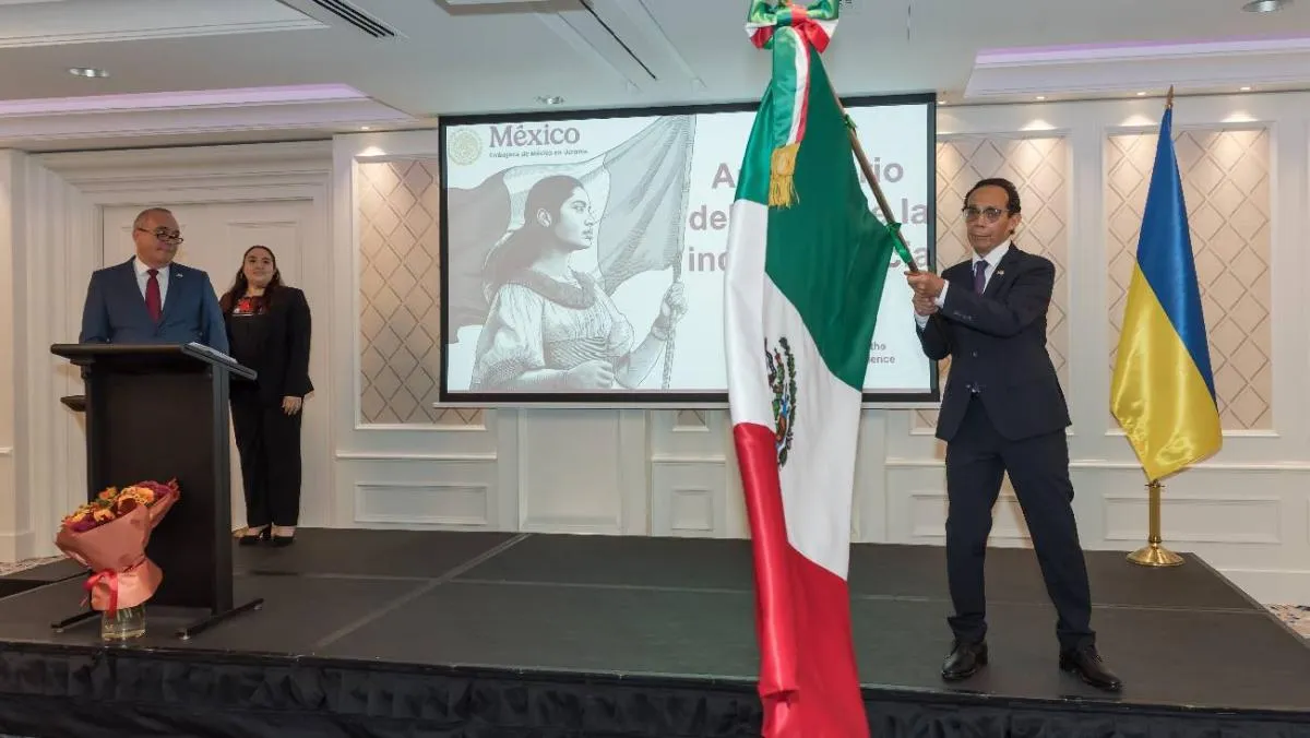 La Embajada de México en Ucrania celebró la Independencia de México. / X:@EmbaMexUcr