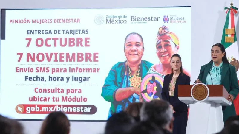 La Secretaría del Bienestar ajustó el calendario de entrega de las tarjetas para el programa Mujeres Bienestar. / Adriana Montiel