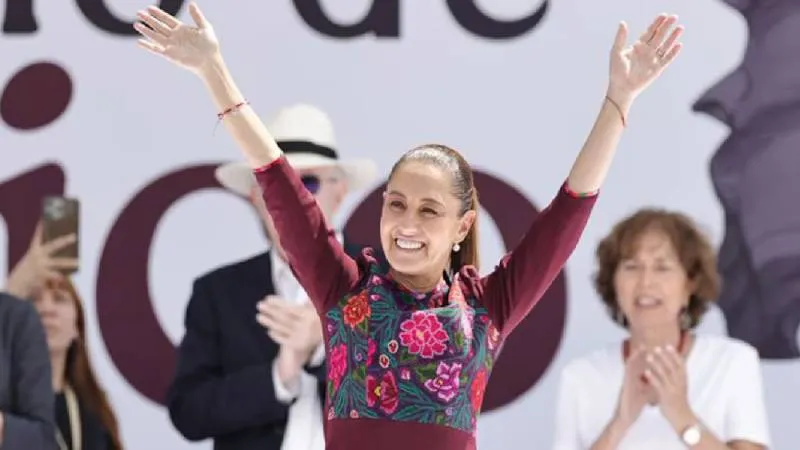 Durante su discurso, Sheinbaum reafirmó que su administración seguirá enfocada en fortalecer los programas sociales. / X