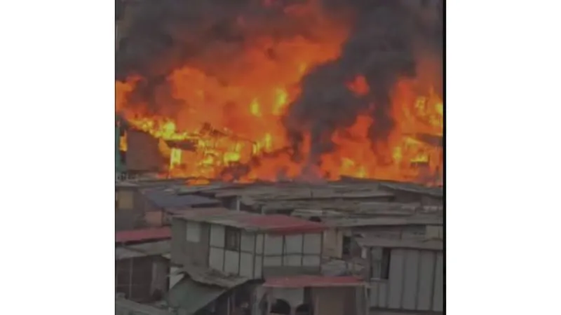 Las autoridades locales informaron que más de 500 personas resultaron damnificadas./ X