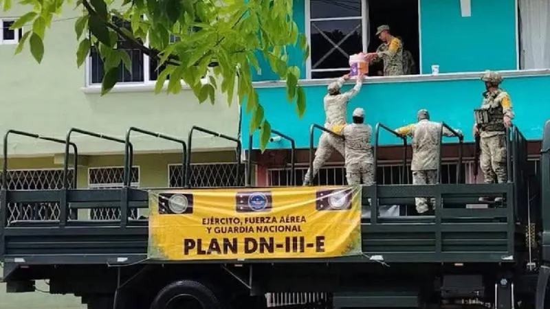 Las autoridades exhortaron a la población a seguir las recomendaciones de Protección Civil. / SEDENA