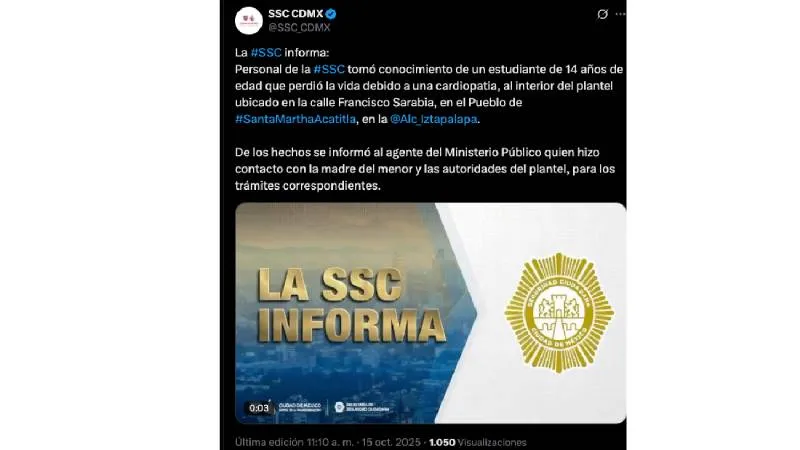 Peritos forenses realizaron diligencias en el sitio y se prevé la práctica de la necropsia correspondiente./ Captura de pantalla